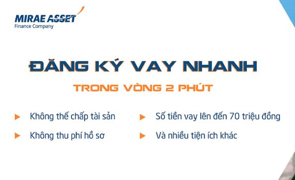Cách Đăng Ký Vay Tiền Online Tại Mirae Asset